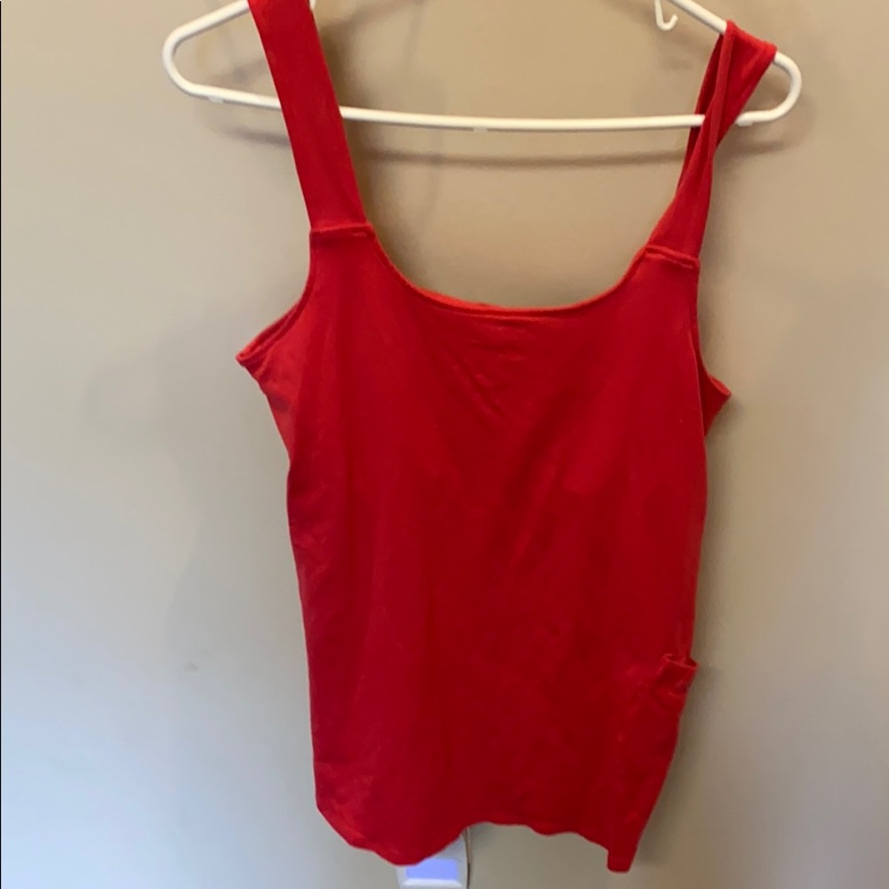 Tank top with lining